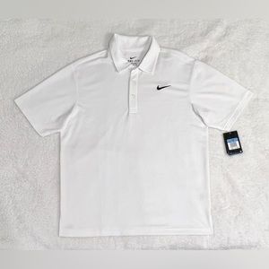 NWT Nike Dri-Fit Golf Shirt - White